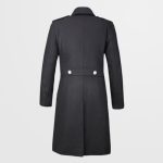 Mens Gothic Coats | Long Military Trench Coat Steampunk Victorian Style - Image 3