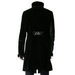 Velvet Coat Men Black Gothic Knot Overcoat Jacket - Image 3