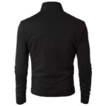 Napoleon Hook Military Gothic Jacket Lace Trim Jacket Wool Cotton - Image 3