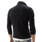 Napoleon Hook Military Gothic Jacket Lace Trim Jacket Wool Cotton - Image 2