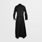 Men Punk Vampire Gothic Long Coat | Hellraiser Pinhead Men Gothic Trench Coat - Image 3