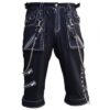 Men Bondage Gothic Short White Thread Chains Short Pant (2025)