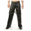 Men Industrial Gothic Pants with Straps & Chains