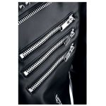 Men Gothic Silver Studded Jacket Brando Biker Leather Jacket Punk Spikes Jacket - Image 3