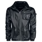 Men Leather jacket Arsen Black PU Leather Biker Jacket Fashion Jacket (2025)