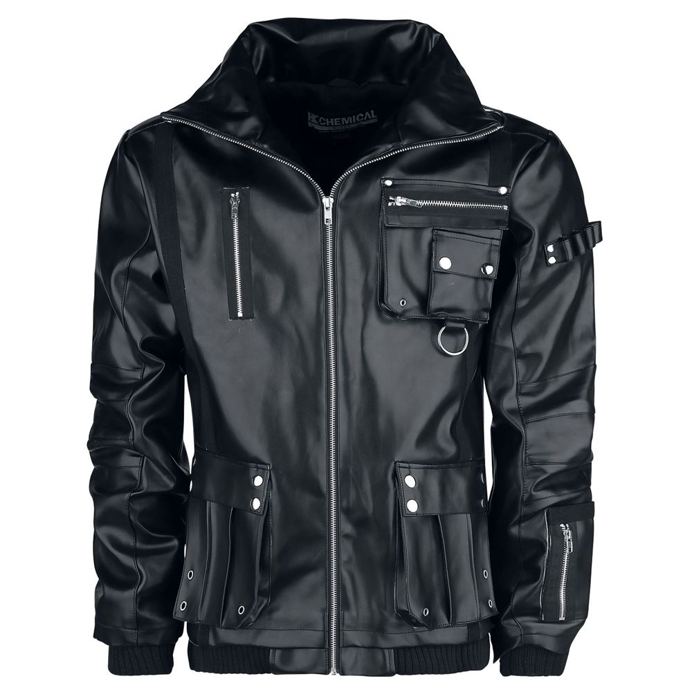 Men Leather jacket Arsen Black PU Leather Biker Jacket Fashion Jacket (2025)