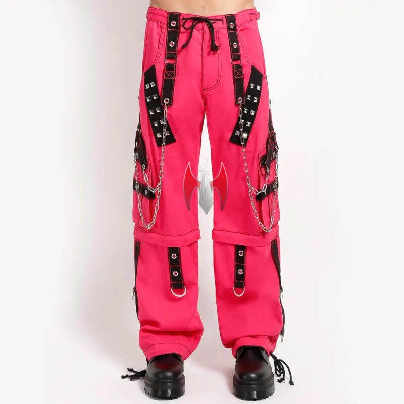 Men DarkStreet Gothic Pant | Gothic Bondage Transformer Trouser Punk Rock Baggy Pants