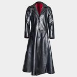 Men Gothic Steampunk Blade Coat | Men’s Black Vampire Trench Coat - Image 3