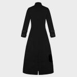 Men Pinhead Hellraiser Vampire Long Gothic Coat | Men Gothic Black Trench Coat - Image 3