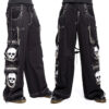Super Skull Gothic Trousers | Men Cyber Chain Punk Rock Bondage Pants
