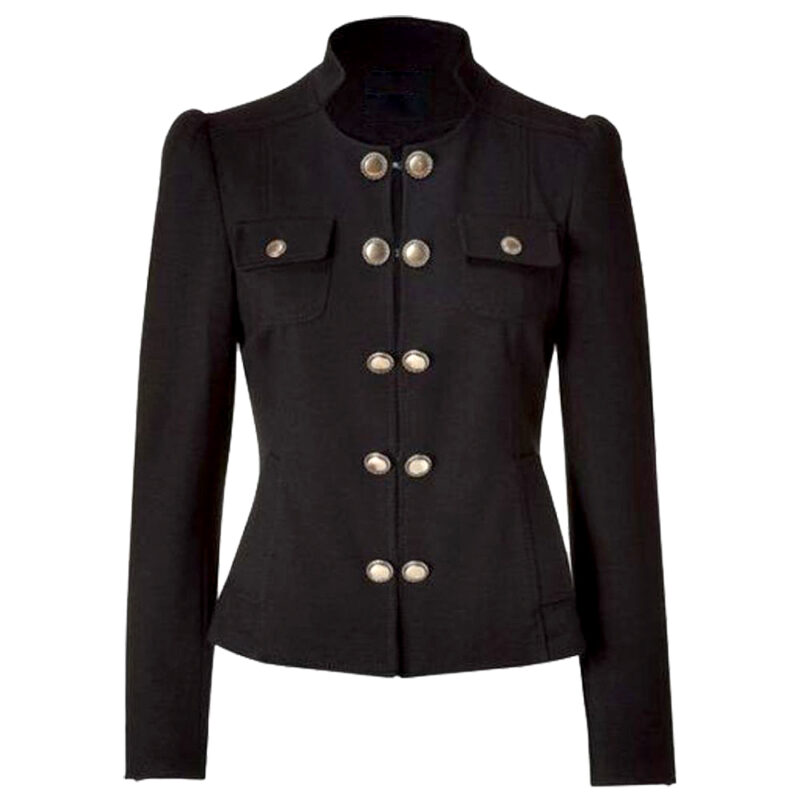 Women Military Blazer Jacket With Brass Buttons French Military Uniform For Sale (2025)