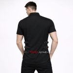 black-tactical-buckle-strap-shirt-military-shirt-short-sleeve