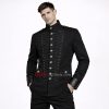 Men Gothic Military Officer Jacket