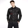 men gothic shirt gothic attitude