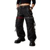 Men Gothic Strap Cargo pants