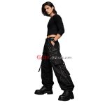 Men Gothic Strap Cargo pants