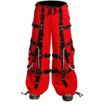 Tripp NYC Baggy Pants Red Black