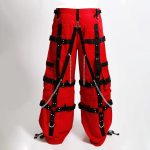 Tripp NYC Baggy Pants Red Black