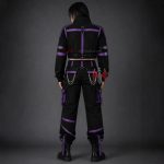 Unisex Black and Purple Gothic Techwear Cargo Set | Gothic Attitude