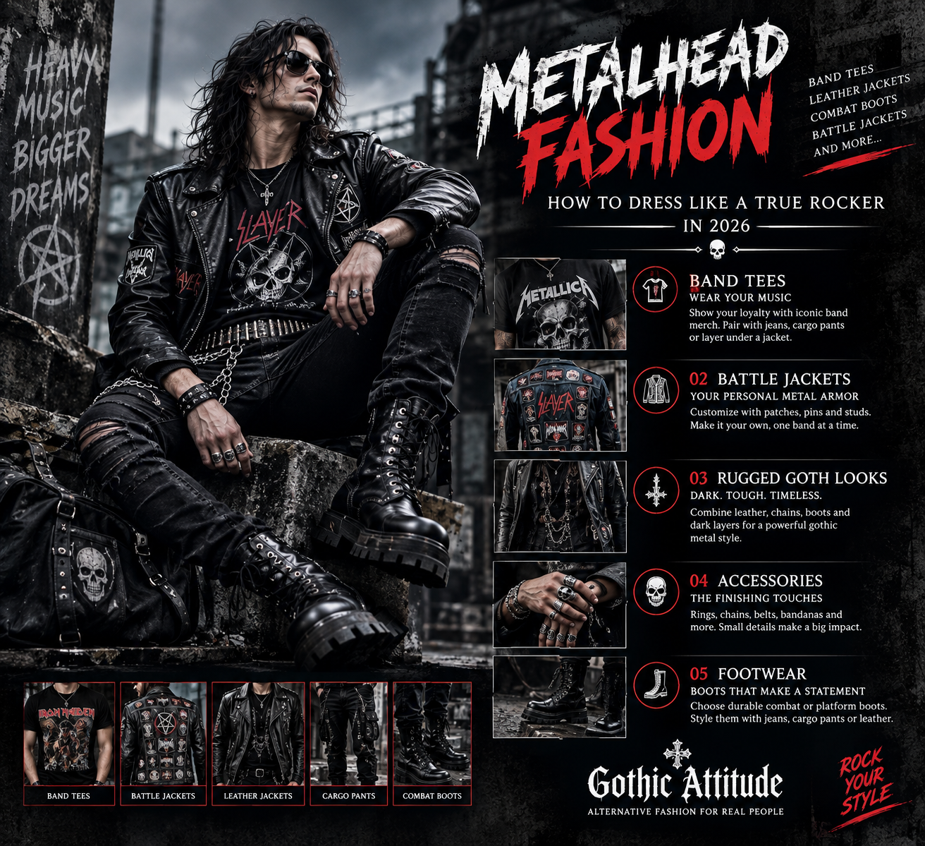 Metalhead Fashion: How to Dress Like a True Rocker in 2026