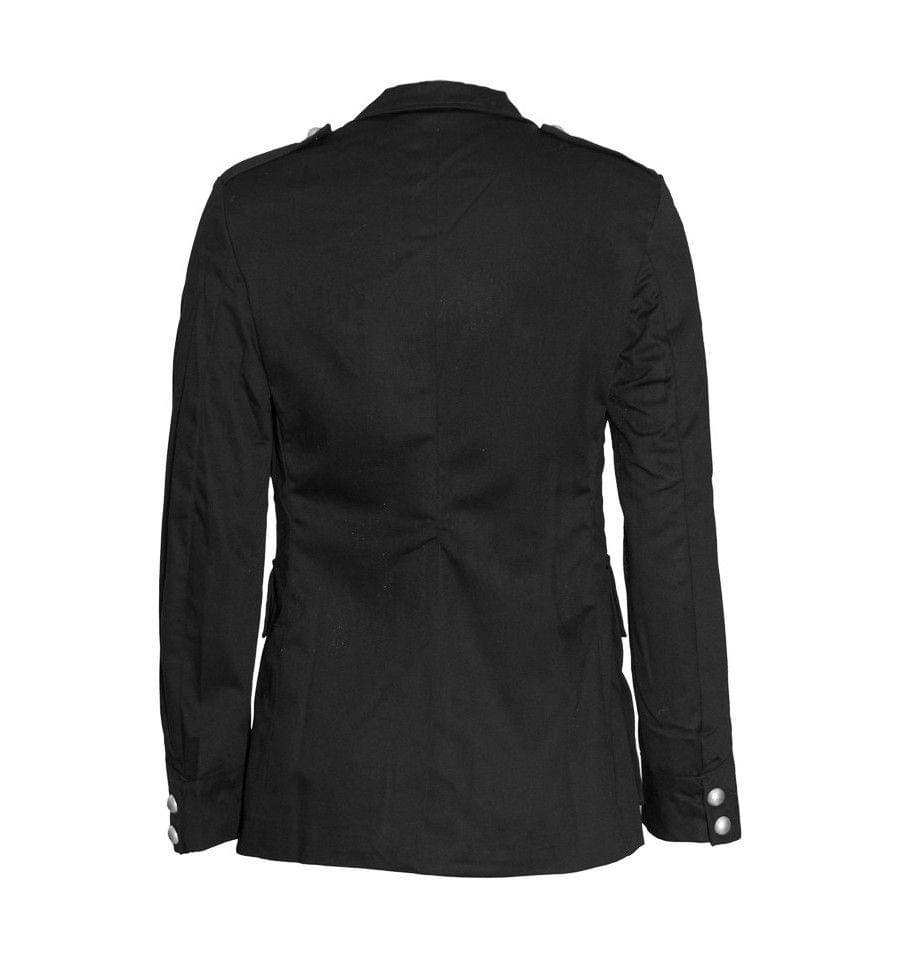 Men Gothic Military Officer Coat - Image 2