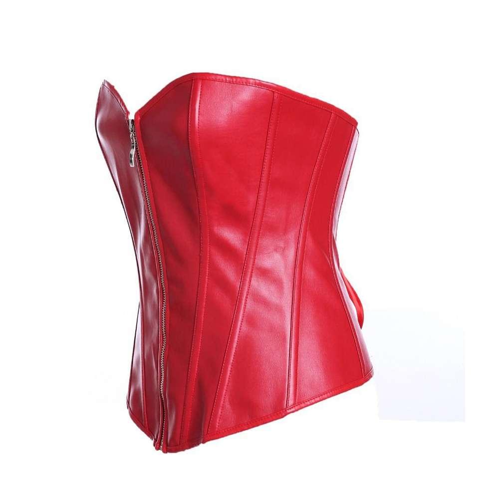 Zipper Steel-Boned Gothic Corset for Women – Sculpted & Structured Fit Zipper Steel-Boned Gothic Corset for Women – Sculpted & Structured Fit