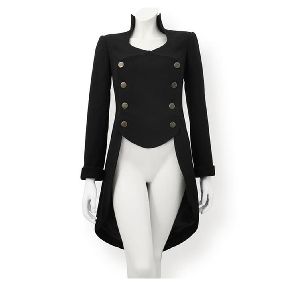 Women’s Steampunk Victorian Black Tailcoat