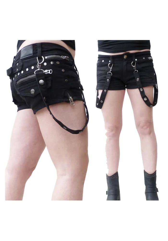 Women’s Gothic Black Mini Skirt