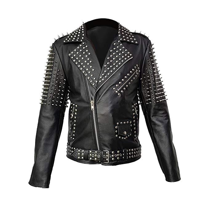Unisex Studded Cropped Jacket Spike Jacket Punk Style Belt Leather Jacket Bold, Edgy, and Timeless (2025) Unisex Studded Cropped Jacket Spike Jacket Punk Style Belt Leather Jacket Bold, Edgy, and Timeless (2025)