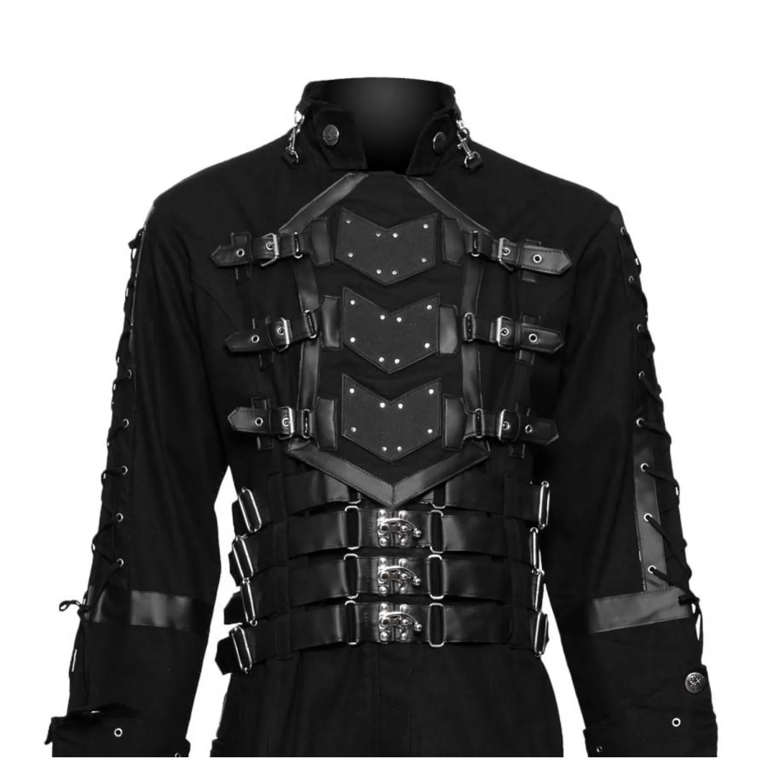 Men Dark Hellraiser Pinhead Gothic Coat